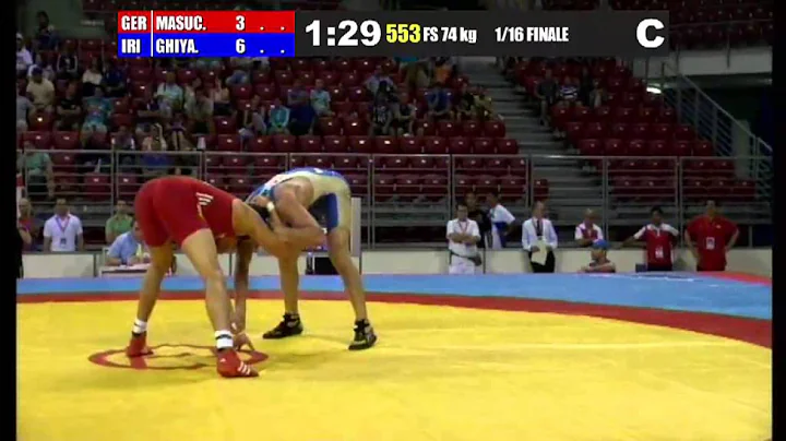 M.Ghiyas (IRI) vs S.Masuch (GER) 74kg 1/16 Final -...