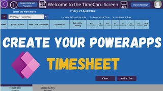 How to Create a PowerApps Timesheet