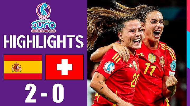 Spain vs Switzerland | 2-0 | Highlights | Women's Euro 2025 | switzerland vs spain