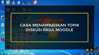 CARA MENAMBAHKAN TOPIK DISKUSI PADA MOODLE