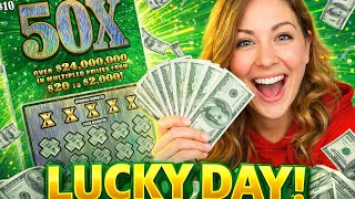 Can We WIN BIG Scratching $10 Lotto Tickets?? 