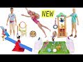 NEW 2020 Barbie Sets Noodle Maker, Swimmer, Dog Trainer, Wild Life Vet Haul Video