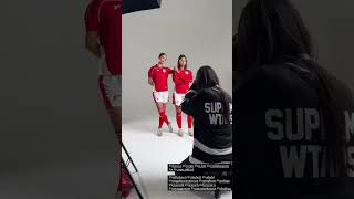 Bts Pemotretan Jersey Baru Timnas Bareng Eliano, Ivar, Noa, Estella