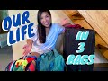 ONE BAG TRAVEL | Our whole life in 3 bags