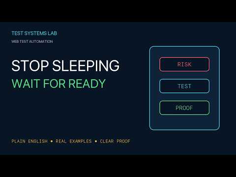 Selenium Waits Explained — Remove Flaky time.sleep Calls