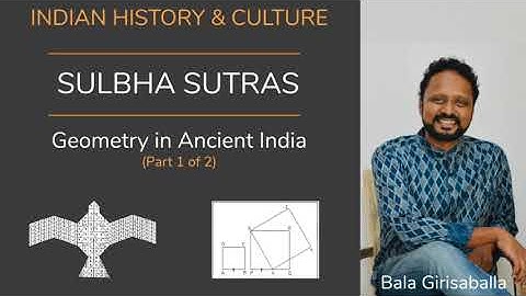 Geometry in Ancient India - Sulbha Sutras (Part 1)