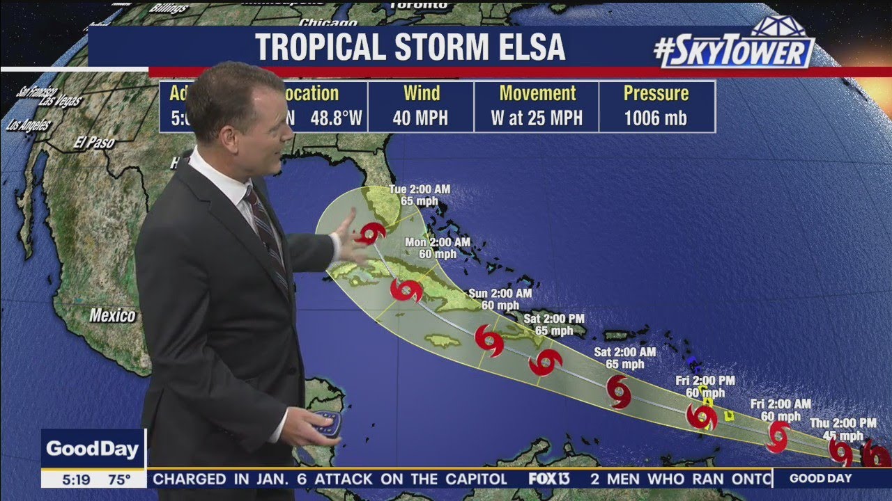 Hurricane Elsa threatens Florida's northern Gulf coast