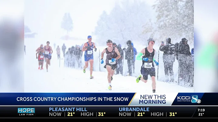 Cross country national championships held in Iowa snowstorm