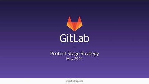 Protect Stage Strategy May 2021
