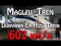 Dünyanın En Hızlı Treni | 603 km/h Maglev Treni | Japonya | Japonic