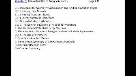 Chapter 3- Introduction to Theoretical Chemistry, Second Edition
