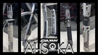 All the LIGHTSABERS from the AHSOKA Series