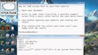 How to add custom font to your html website