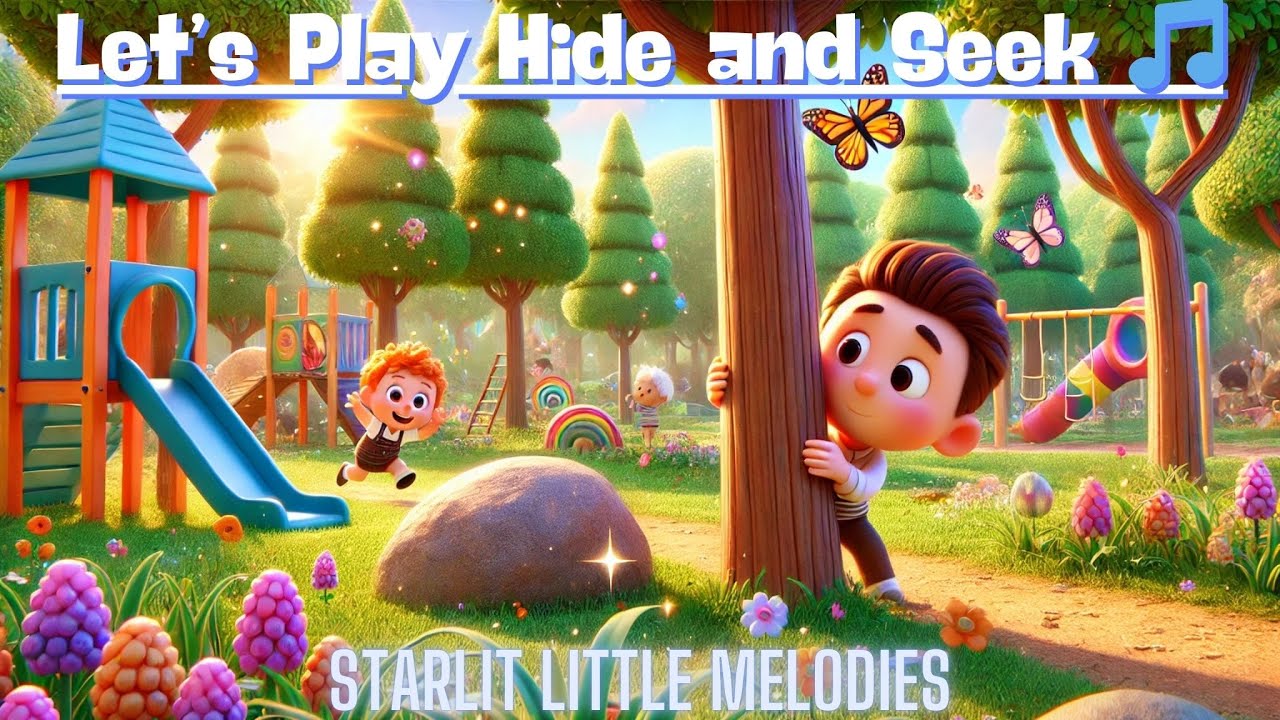 Let’s Play Hide and Seek 🎵 Song for Kids and Toddlers Nursery Rhymes ...