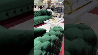 Chesterfield sofa trending shades #sofa #shortvideo #interiordesign #designerfurniture #sofalegs