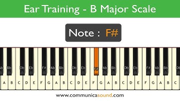 EAR TRAINING GAME - B Major Scale - Notes