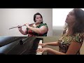 Consagração (Cover) piano e flauta - Renata Cicarini e Sandra Alves