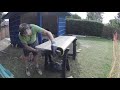 How to make a desk from scaffold planks part 1