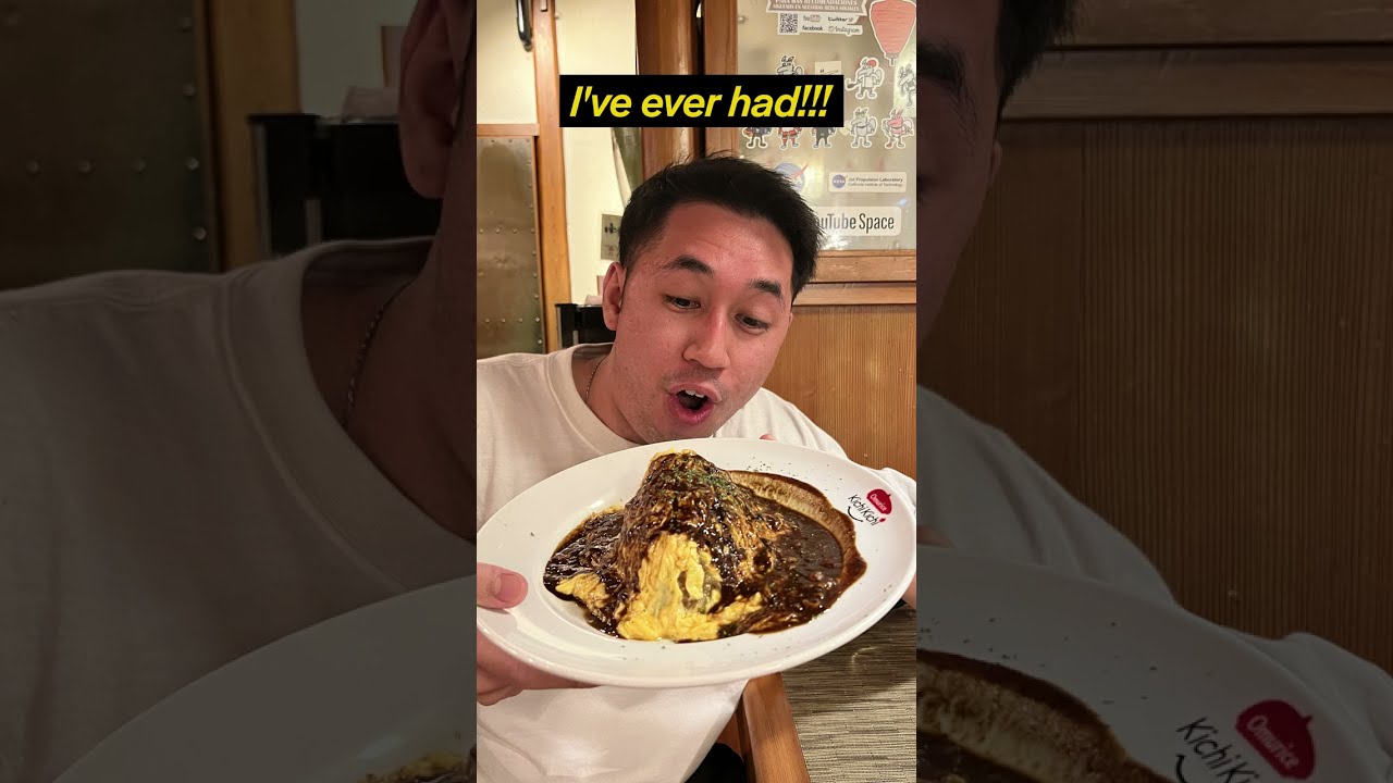 Fulfilling My Omurice Dream!!! 🤗🍚 #shorts #omurice #kyoto
