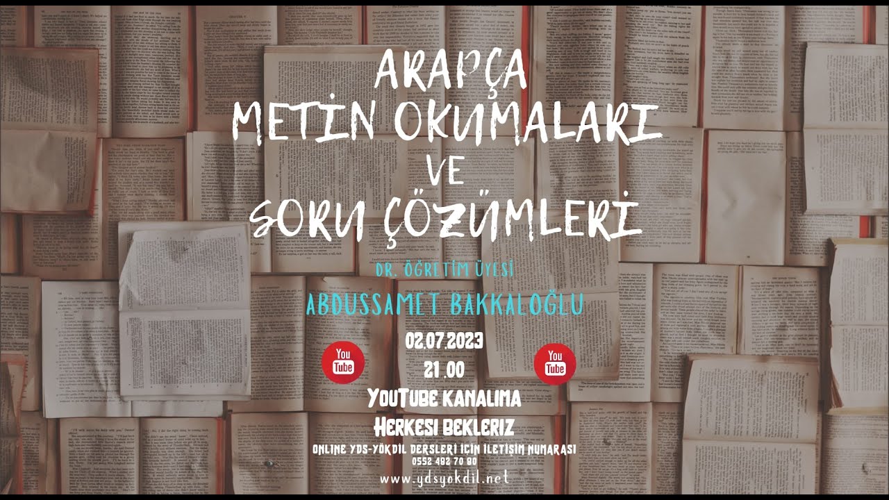 Arapça Metin Okumaları ve Soru Çözümleri (Metin 4)