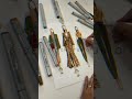 Rendering 3 Looks with One Color Story  #fashionillustration #artshorts #alcoholmarkers  #fashion