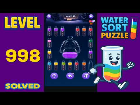 Water Sort – Level 998 | Walkthrough Solution