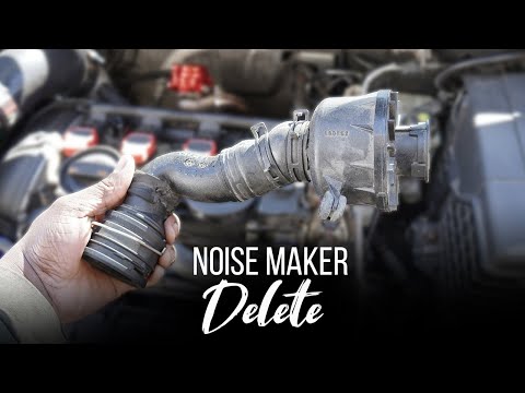 VW MK6 GTI Noise Maker Pipe Delete How to Remove Noise Pipe 2010-2014