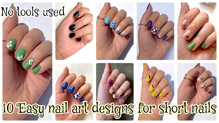 Easy nail art to do at home