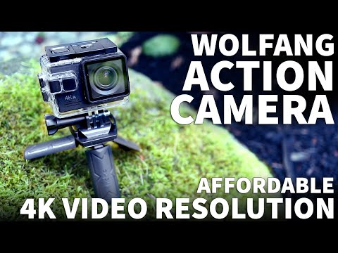 Wolfang 4K Action Camera With Remote - Budget 4K Action Camera With Wifi And External Microphone