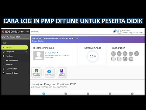 Log In PMP Offline untuk Siswa, Membuat akun PMP 2019 untuk siswa