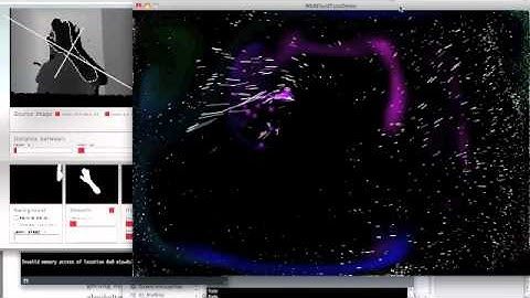 Interactive Kinect TUIO Graffiti