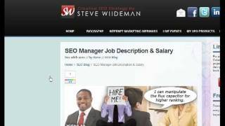 SEO Manager Job Description