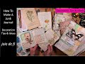 How To Make A Junk Journal Step By Step 💕 Decoration Tips And Ideas 🌟