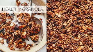 Healthy GRANOLA that never gets soggy