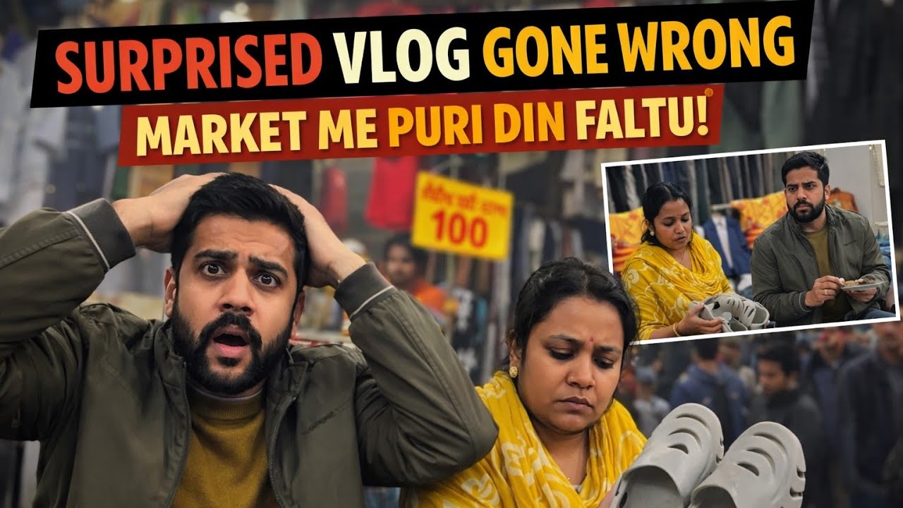 Expectation vs Reality 😬 Market Surprise Fail ! Vlog gone wrong 
