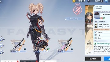 Lin A6 Saki A3 Frigg A1 Test [Tower of Fantasy]