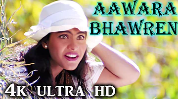 A R Rahman Hit Song - Aawara Bhawren Jo Hole Hole Gaaye, Kajol, Sapnay Song - 4K Ultra HD Video