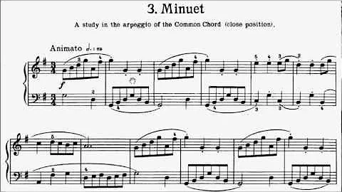 First Lessons in Bach Book 1 No.3 Minuet BWV Anh 116 G Major (Anna Magdalena) Sheet Music