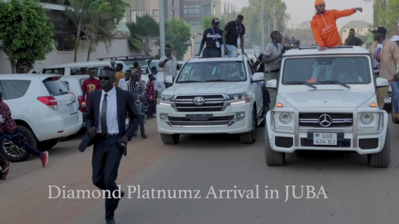 Diamond Platnumz arrival in Juba- South Sudan