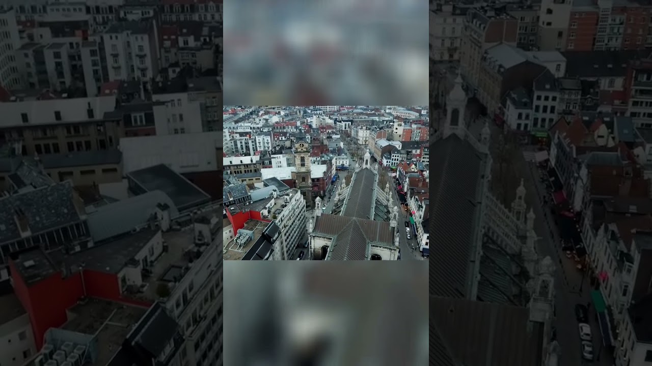 Cityscape: A Stunning Aerial View of Modern & Classic Architecture 