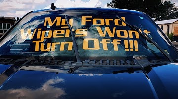 My 2015-20 Ford Wipers Won