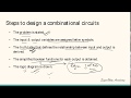 L2 Introduction to combinational circuit