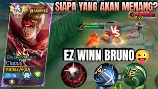 TUTORIAL, TIPS&CARA MAIN CLAUDE AUTO WINSTREAK || CLAUDE VS BRUNO🔥|BEST CLAUDE GAMEPLAY MLBB