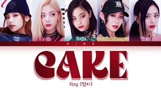 Itzy 있지 - Cake - Color Coded Lyrics Hangromeng