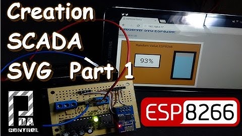 Creation Scada SVG for WebServer in ESP8266 Part 1  : PDAControl