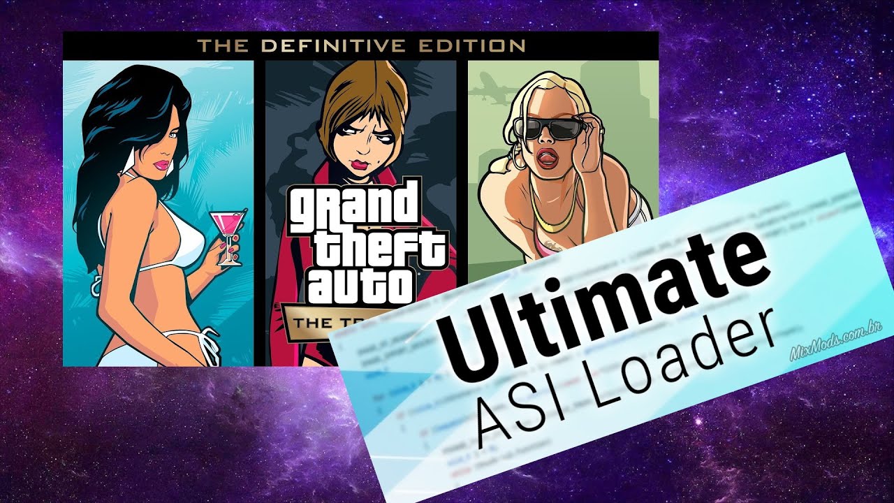 GTA TRILOGY Ultimate ASI Loader Asi Loader Para V Rios Jogos III VC 