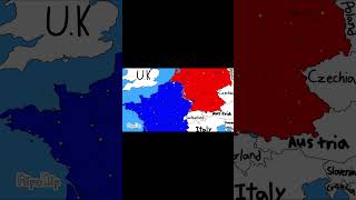 Germany VS France #europe #map #mapping #geography #military #war #fighting
