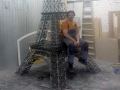 Building 5m Copy of the Eiffel Tower/Изготовление 5 метровой копии Эйфелевой Башни