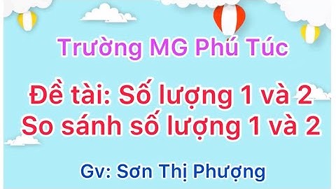 Giáo án so sánh số lượng 1 và nhiều năm 2024