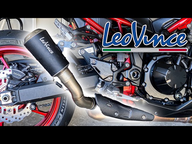 Kawasaki Z900 Cold Start With Leo-Vince LV-10 Slip On Exhaust 